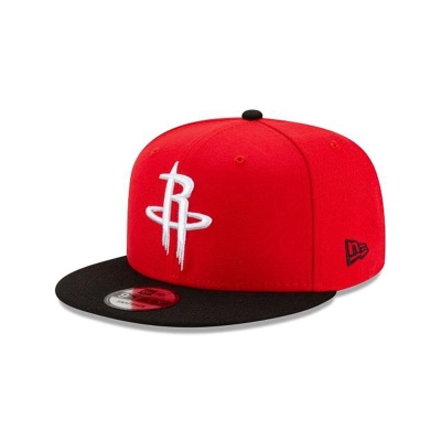 Red Houston Rockets Hat - New Era NBA Two Tone 9FIFTY Snapback Caps USA5486920